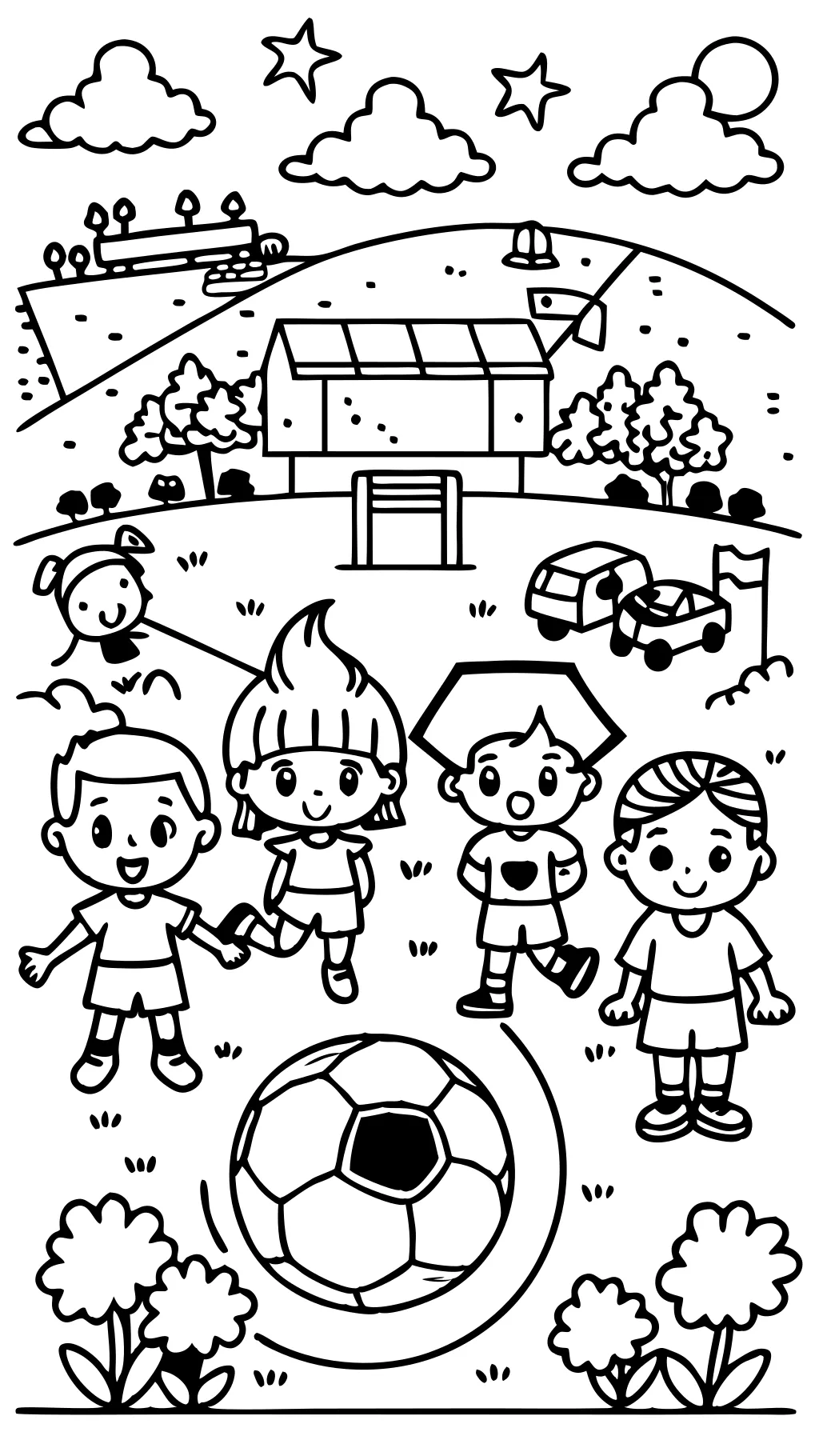 coloriages de football gratuit